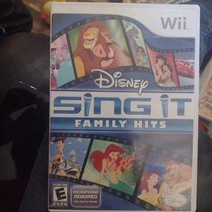 Sing it family hits for wii